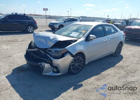 2015 Toyota Corolla S Plus from USA, damaged, VIN 5YFBURHEXFP254203